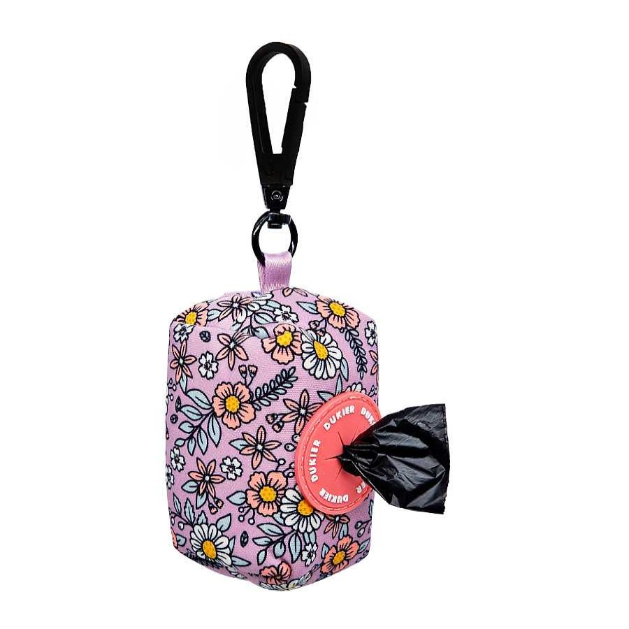 Perros Dukier Bolsas Y Dispensadores | Dukier Flower Power Porta Bolsas Con Mosquet N Para Perros