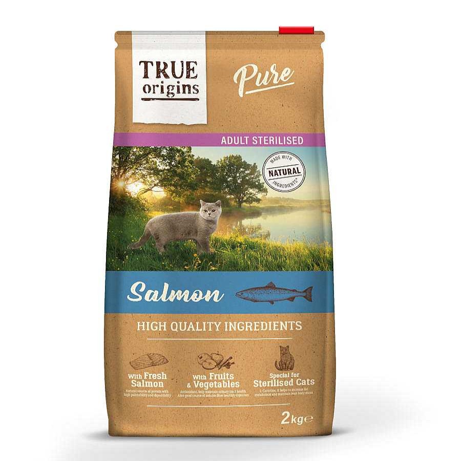 Gatos True Origins Pienso Seco | True Origins Pure Adult Sterilised Salm N Pienso Para Gatos