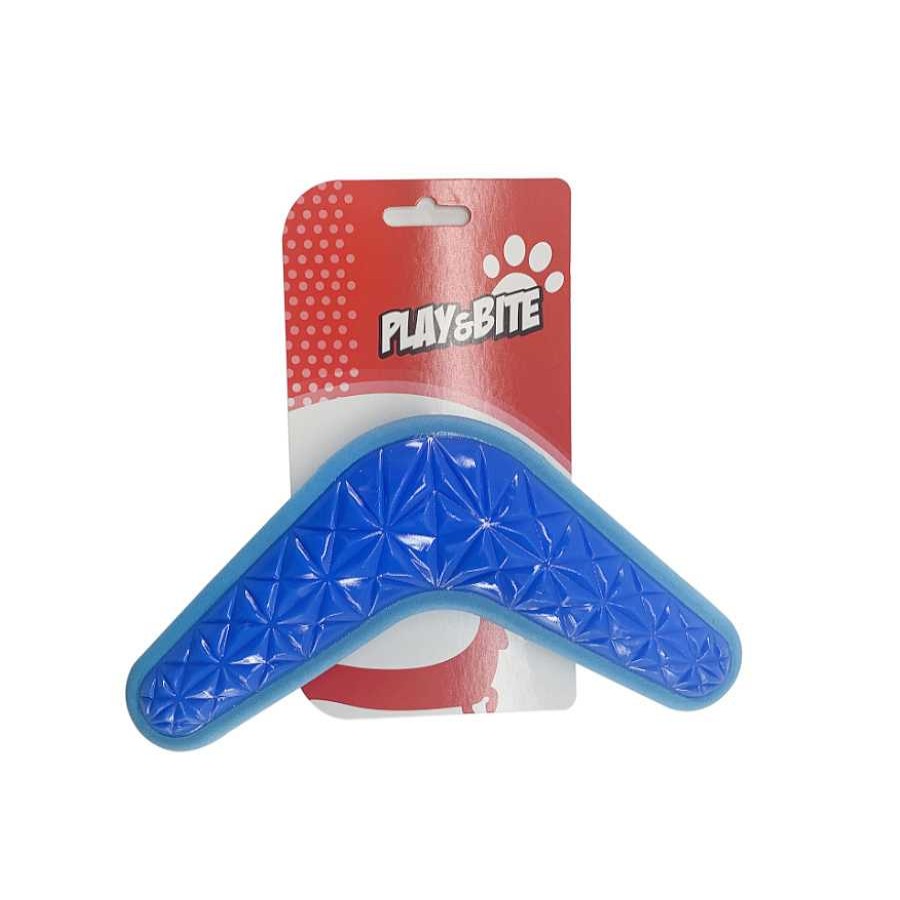 Perros Play & Bite Juguetes | Play&Bite Flyer Extreme Boomerang Flotante Para Perros