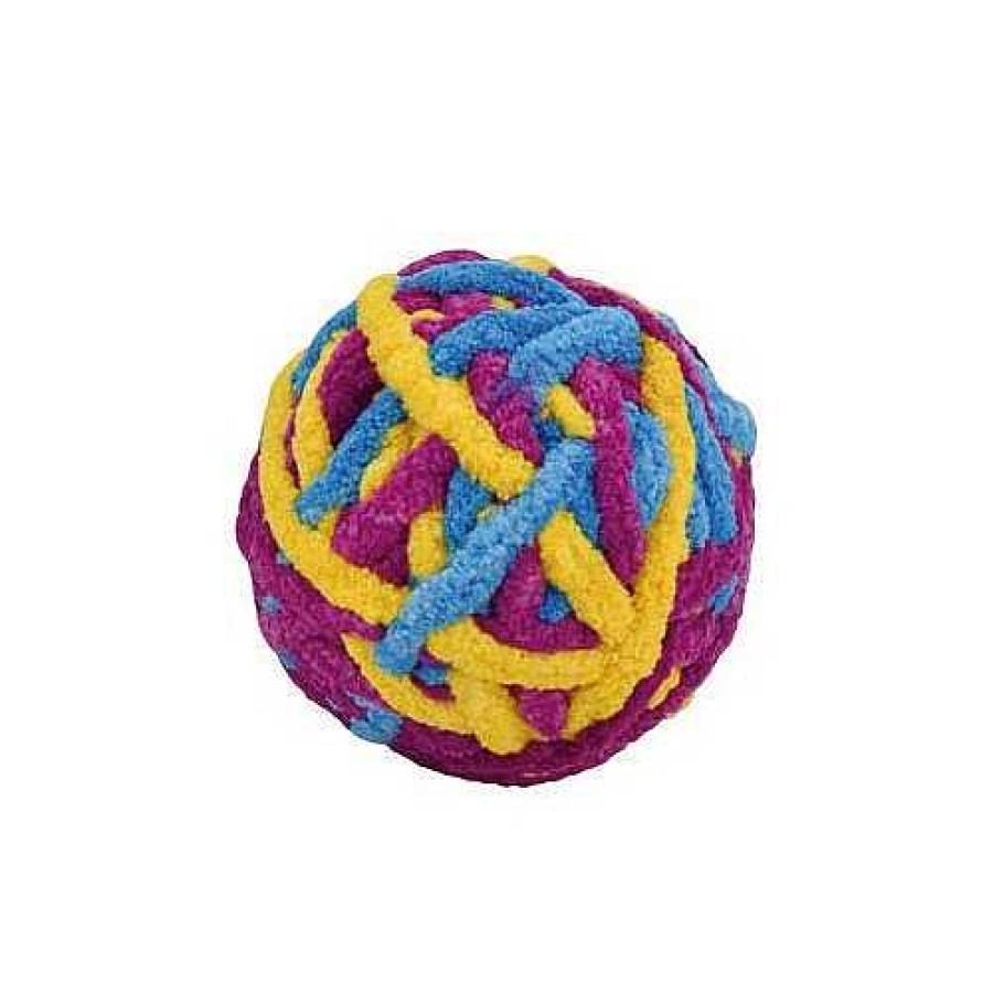 Gatos Nayeco Juguetes | Nayeco Pelota De Lana Multicolor Para Gatos