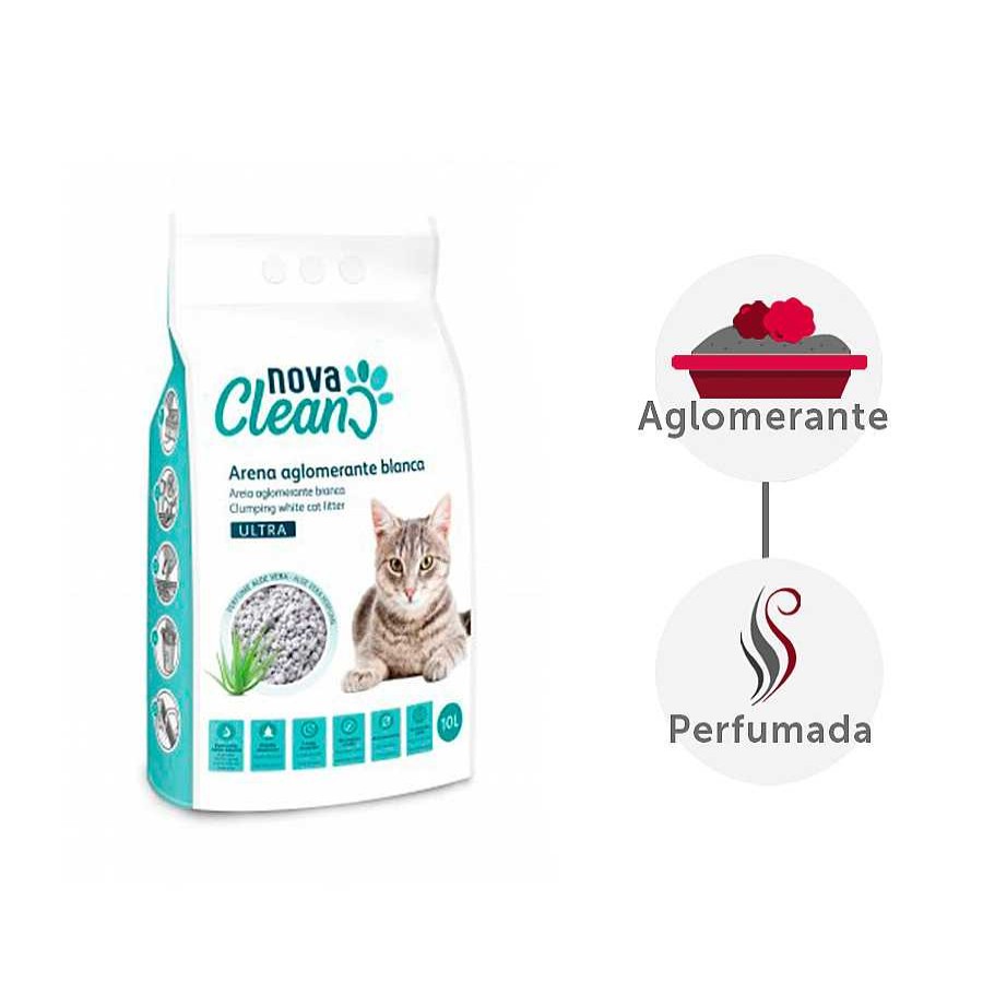 Gatos Nova Clean | Nova Clean Ultra Lecho Aglomerante Para Gatos