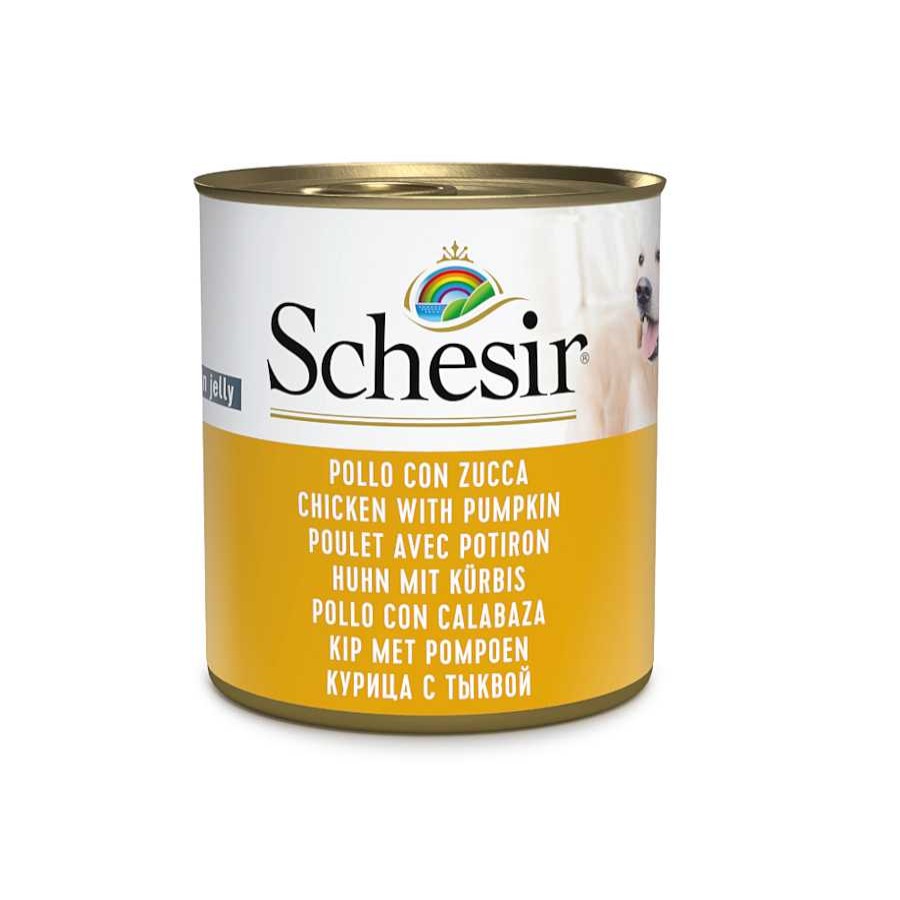 Perros Schesir Comida H Meda | Schesir Adult Pollo Con Calabaza Lata Para Perros