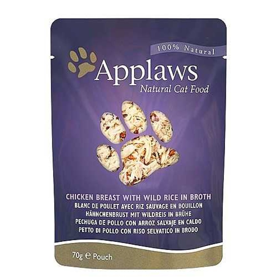 Gatos Applaws Comida H Meda | Applaws Pollo Y Arroz Sobre Para Gatos