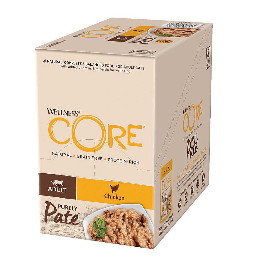 Gatos Wellness Core Comida H Meda | Wellness Core Adult Purely Pollo En Pat Sobre Para Gatos