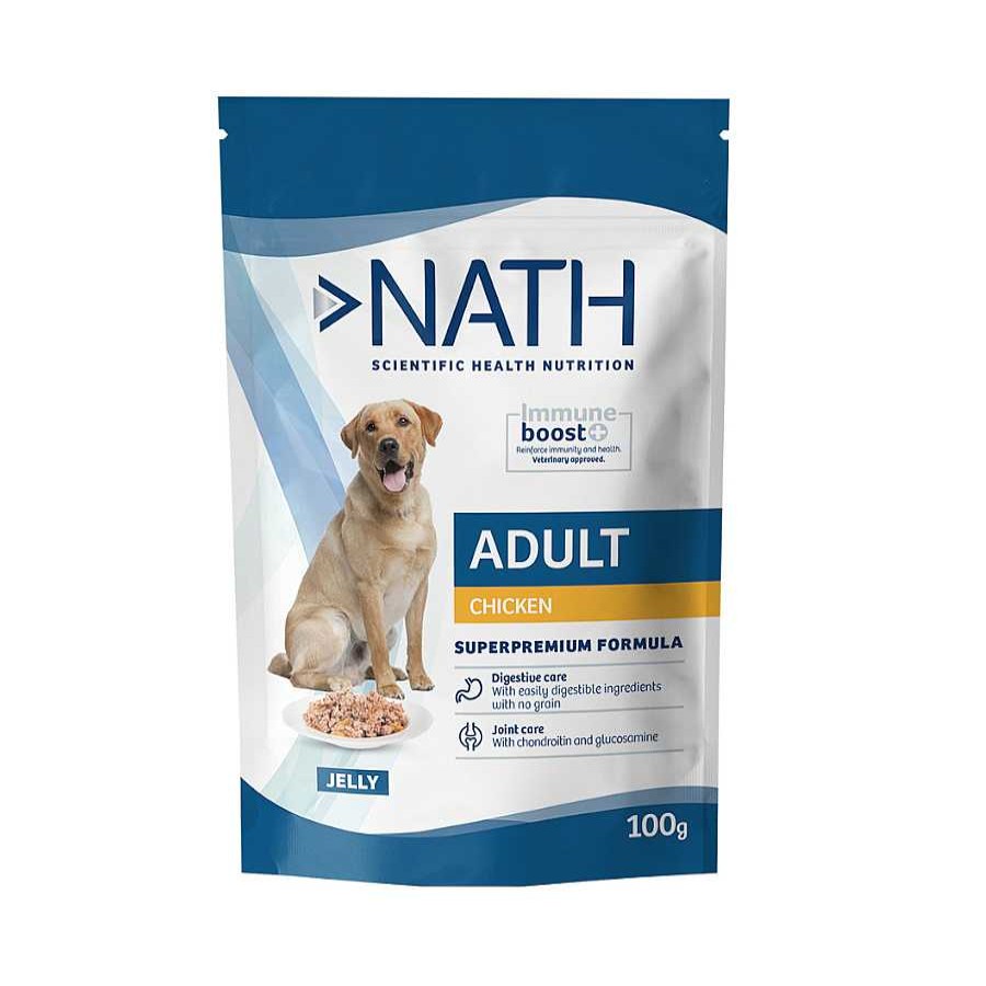 Perros Nath Comida H Meda | Nath Adult Pollo En Gelatina Sobre Para Perros