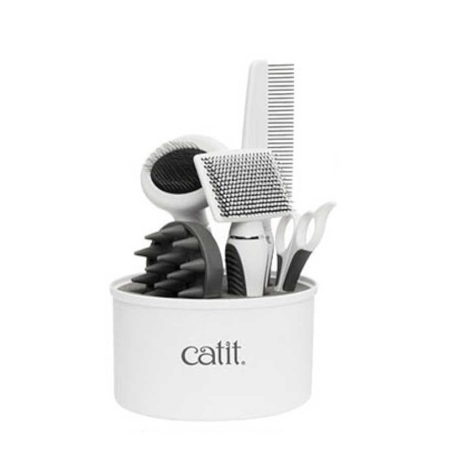 Gatos Catit | Catit Grooming Kit De Belleza Para Gatos De Pelo Largo