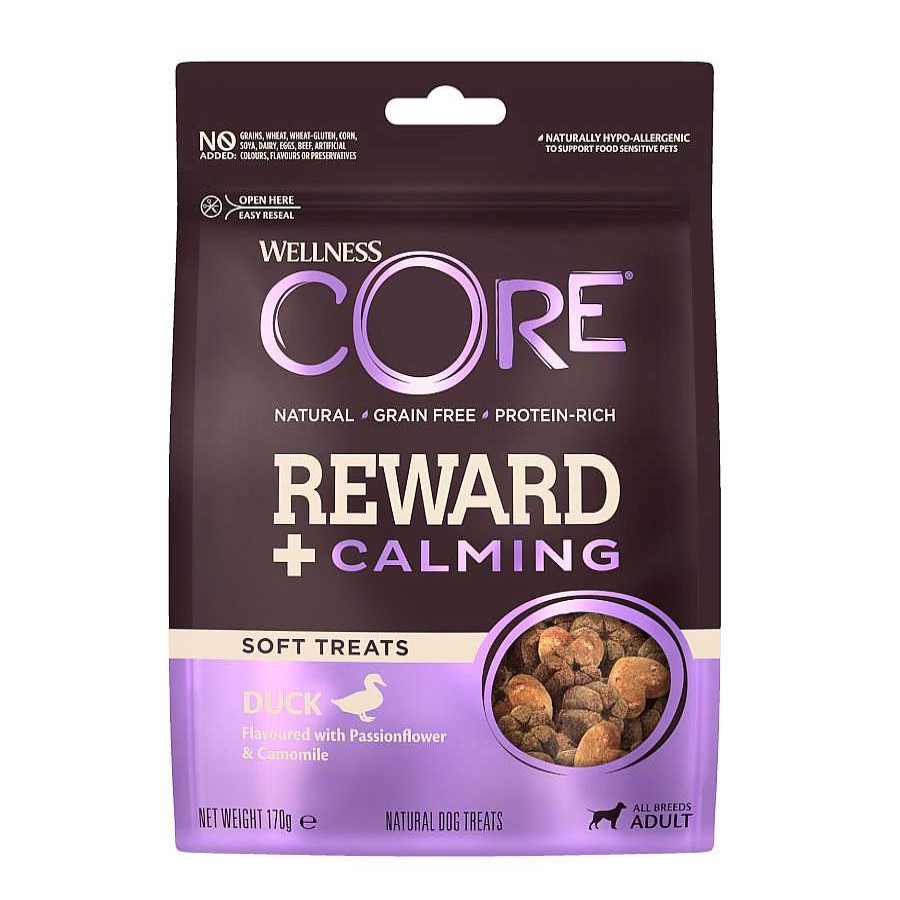 Perros Wellness Core Snacks Y Chuches | Wellness Core Bocaditos Reward+ Calming Pato Para Perros