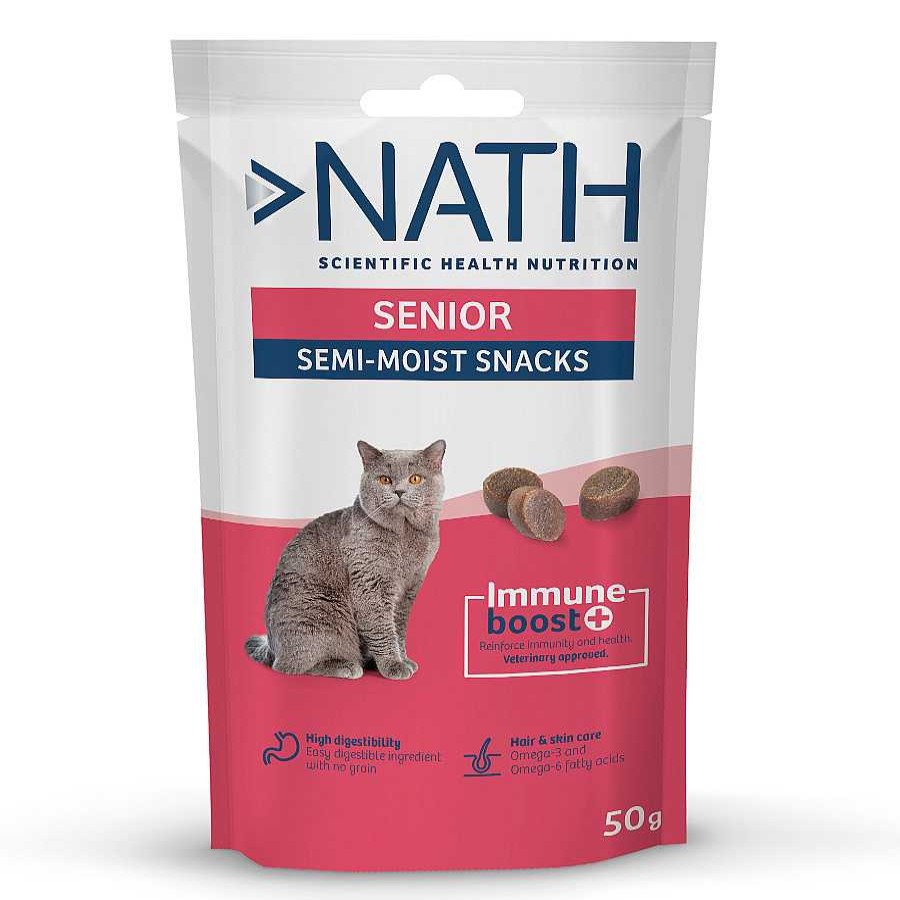 Gatos Nath Snacks | Nath Bocaditos Senior Semih Medos Para Gatos