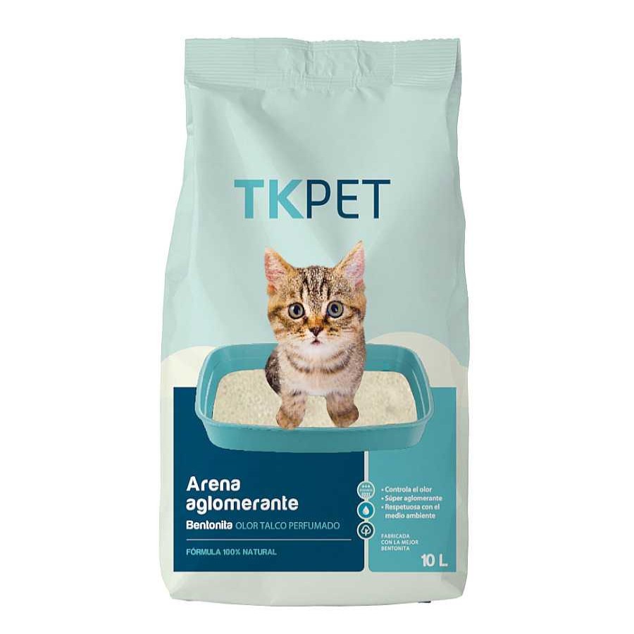 Gatos TK-Pet | Tk-Pet Arena Aglomerante Bentonita Y Talco Para Gatos