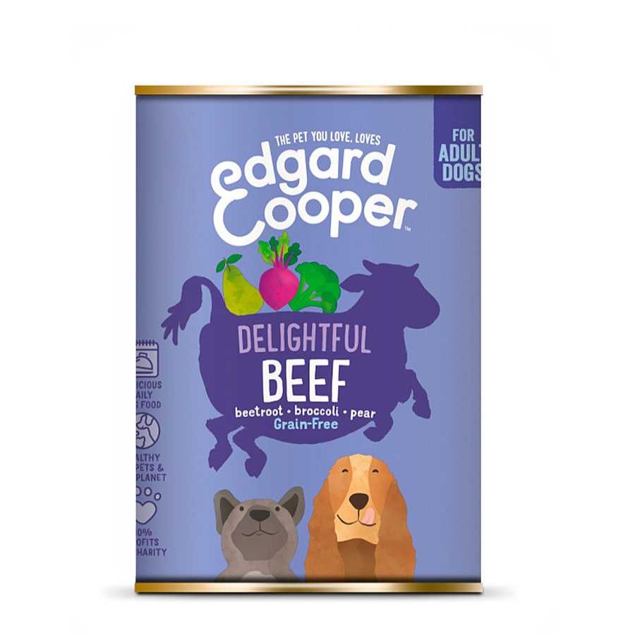 Perros Edgard & Cooper Comida H Meda | Edgard & Cooper Adult Grain Free Vaca Lata Para Perros