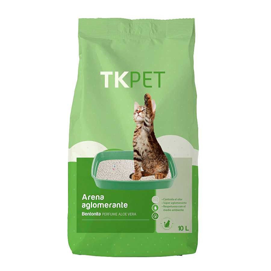 Gatos TK-Pet | Tk-Pet Arena Aglomerante Bentonita Y Aloe Vera Para Gatos