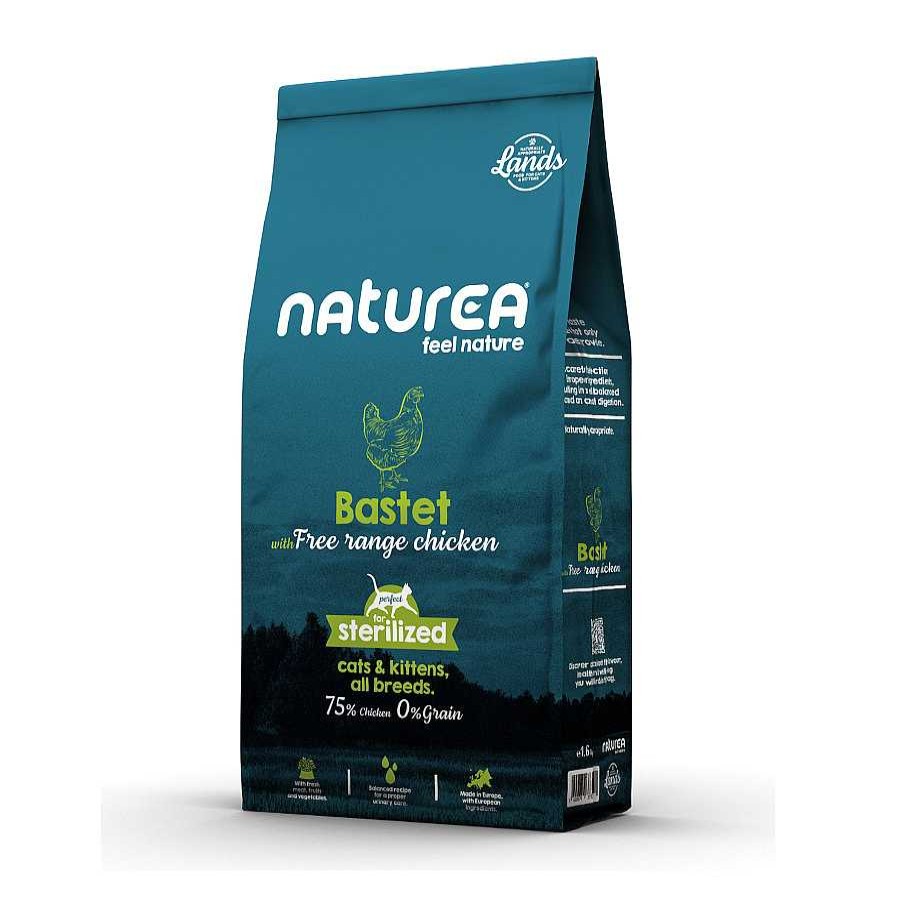 Gatos Naturea Pienso Seco | Naturea Lands Bastet Pollo De Corral Pienso Para Gatos