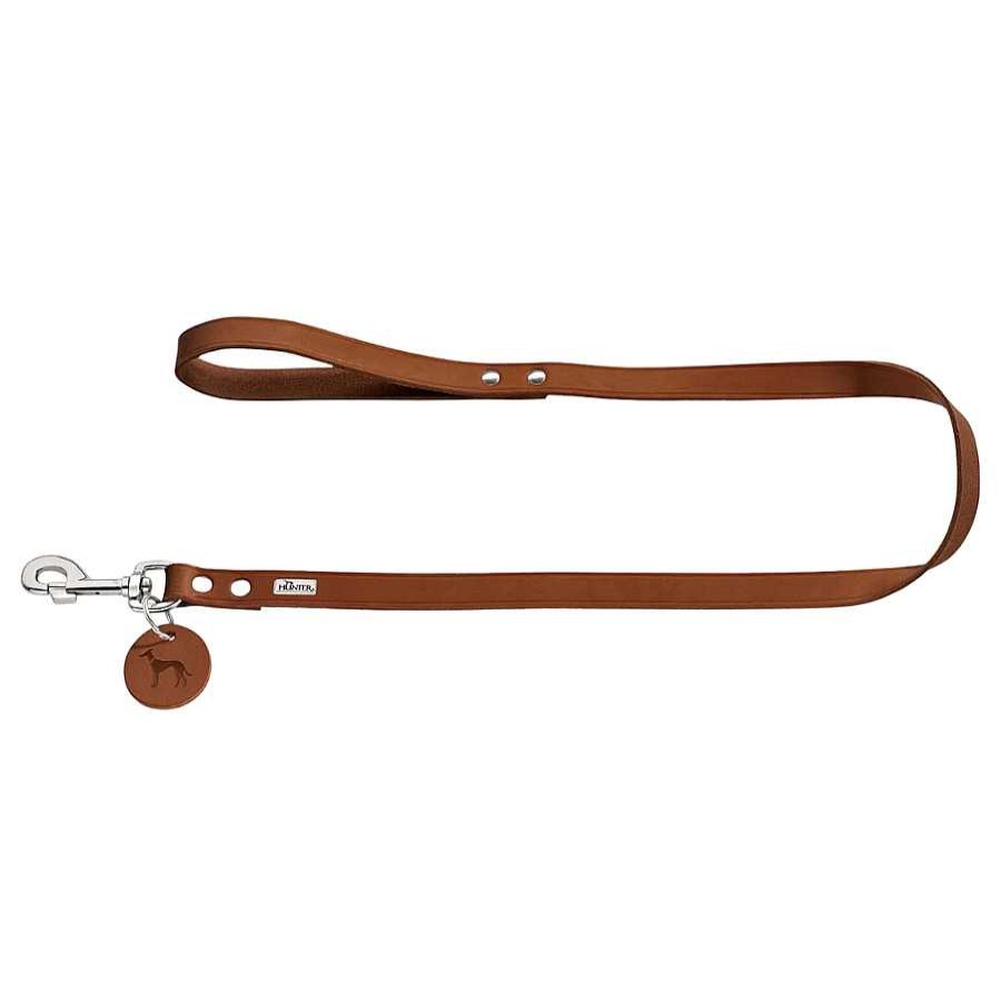 Perros Hunter Arneses, Collares Y Correas | Hunter Correa De Cuero Marr N Para Perros