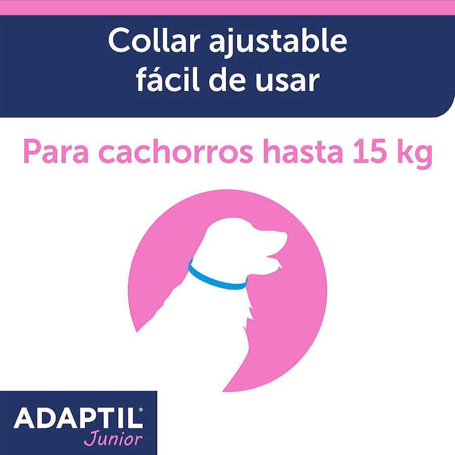 Perros Adaptil Transportines Y Viaje | Adaptil Junior Collar Anti-Estr S Para Perros