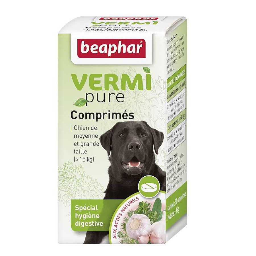 Perros Beaphar Antiparasitarios | Beaphar Vermipure Repelente Interno Natural En Comprimidos Para Perros