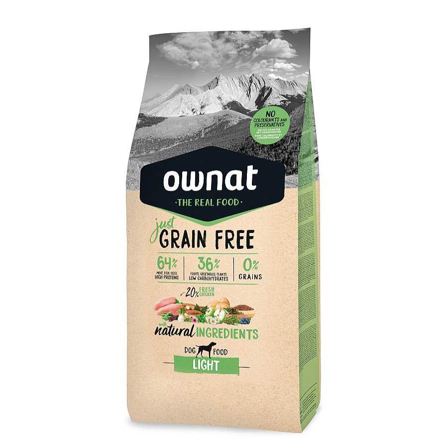 Perros Ownat Pienso Seco | Ownat Just Grain Free Adulto Light Pienso Para Perros