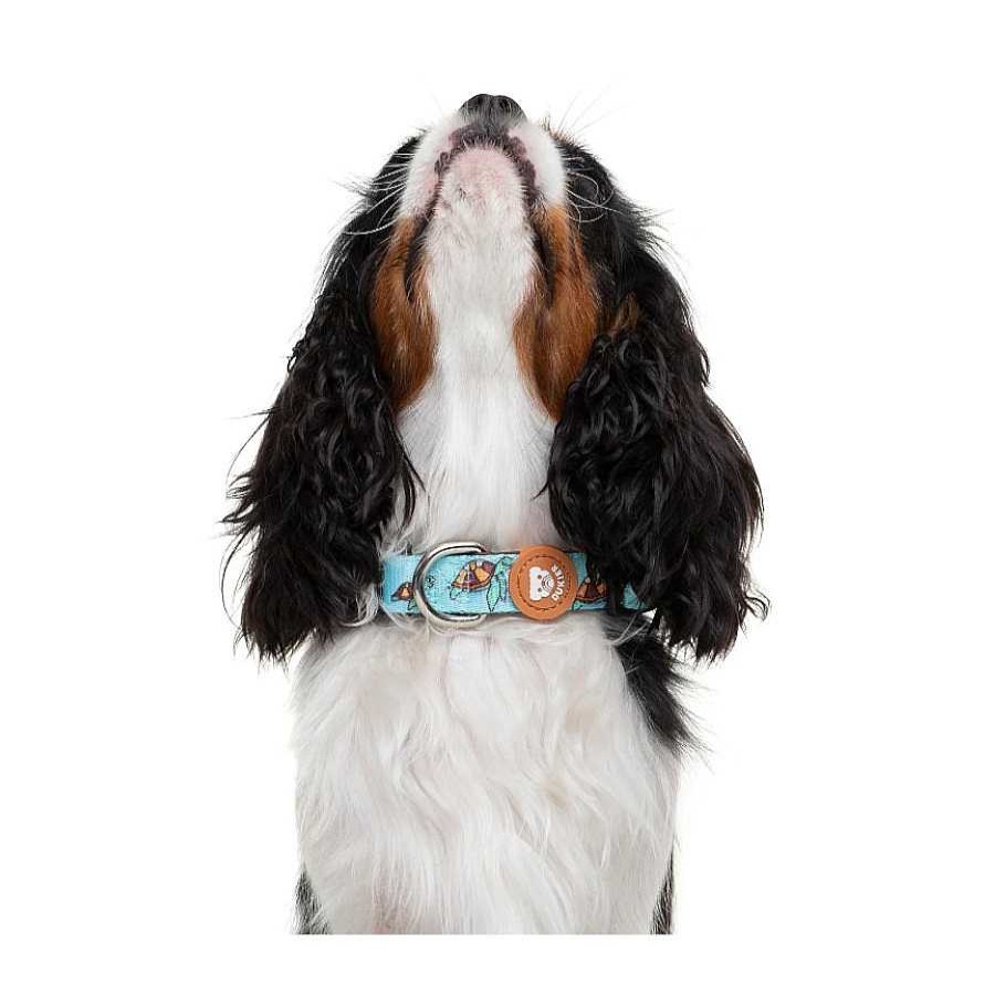 Perros Dukier Arneses, Collares Y Correas | Dukier Collar Estampado Tortugas Para Perros