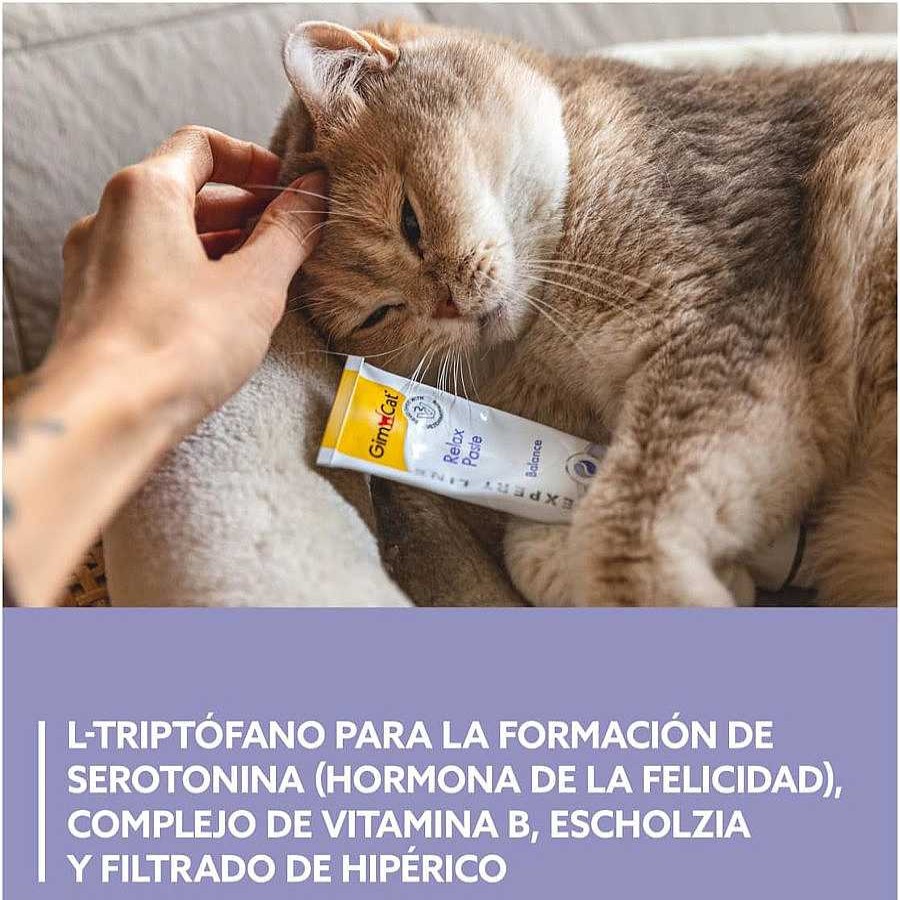 Gatos GimCat Snacks | Gimcat Relax Pasta Tranquilizante Para Gatos