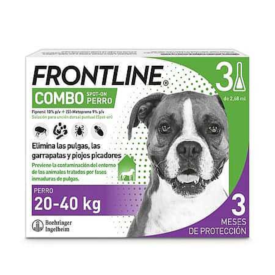 Perros Frontline Antiparasitarios | Frontline Spot On Compo Pipetas Antiparasitarias Perros 20 - 40 Kg