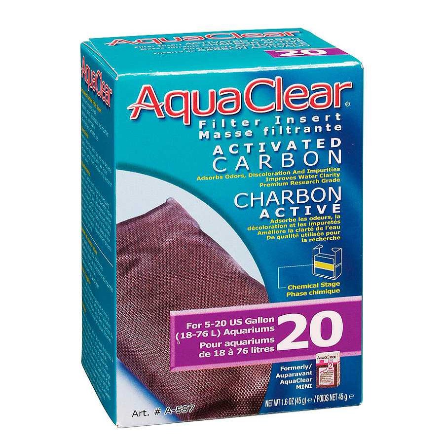 Peces Aquaclear Filtros Y Bombas | Aquaclear Carb N Activo Recambio Para Filtro Mochila De Acuarios