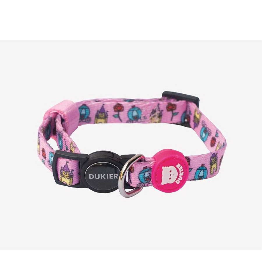 Gatos Dukier Arneses, Collares Y Correas | Dukier Collar Estampado Princesas Para Gatos