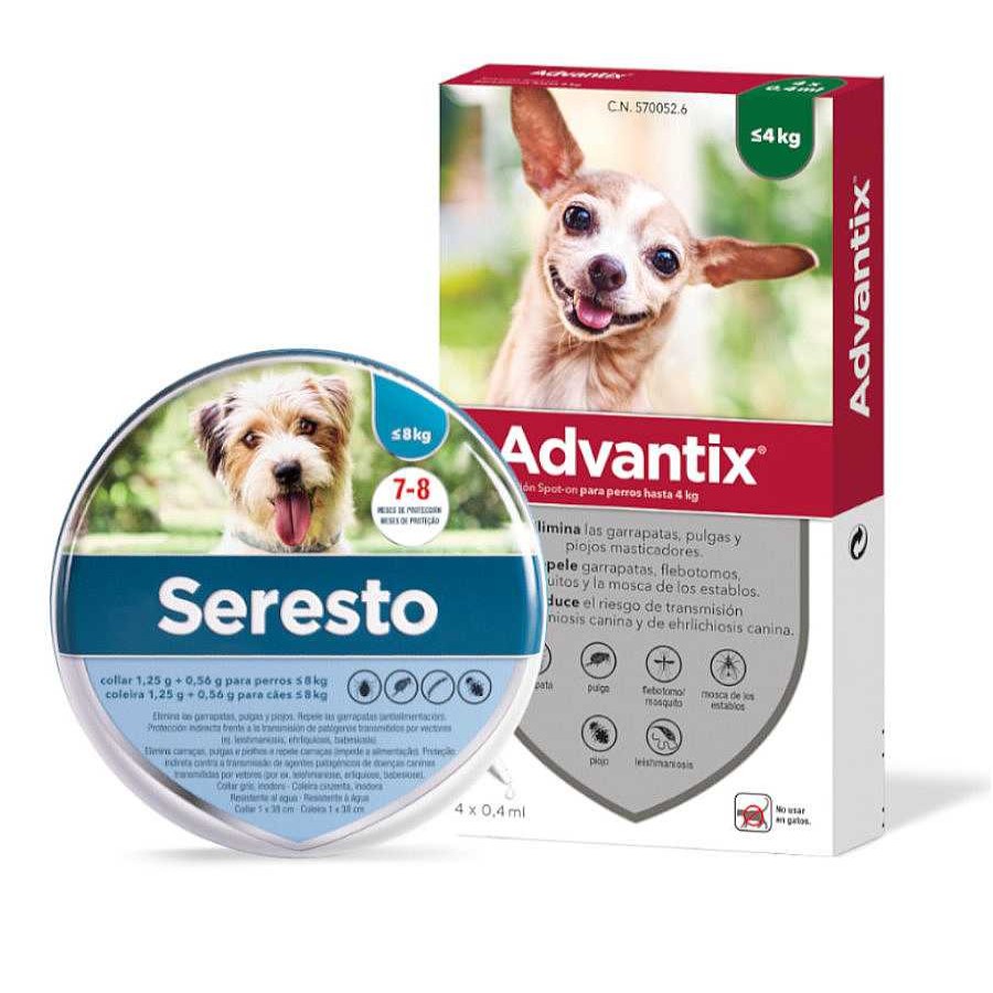 Perros Seresto + Advantix Antiparasitarios | Seresto Collar Antiparasitario Y Advantix Pipetas Para Perros - Pack