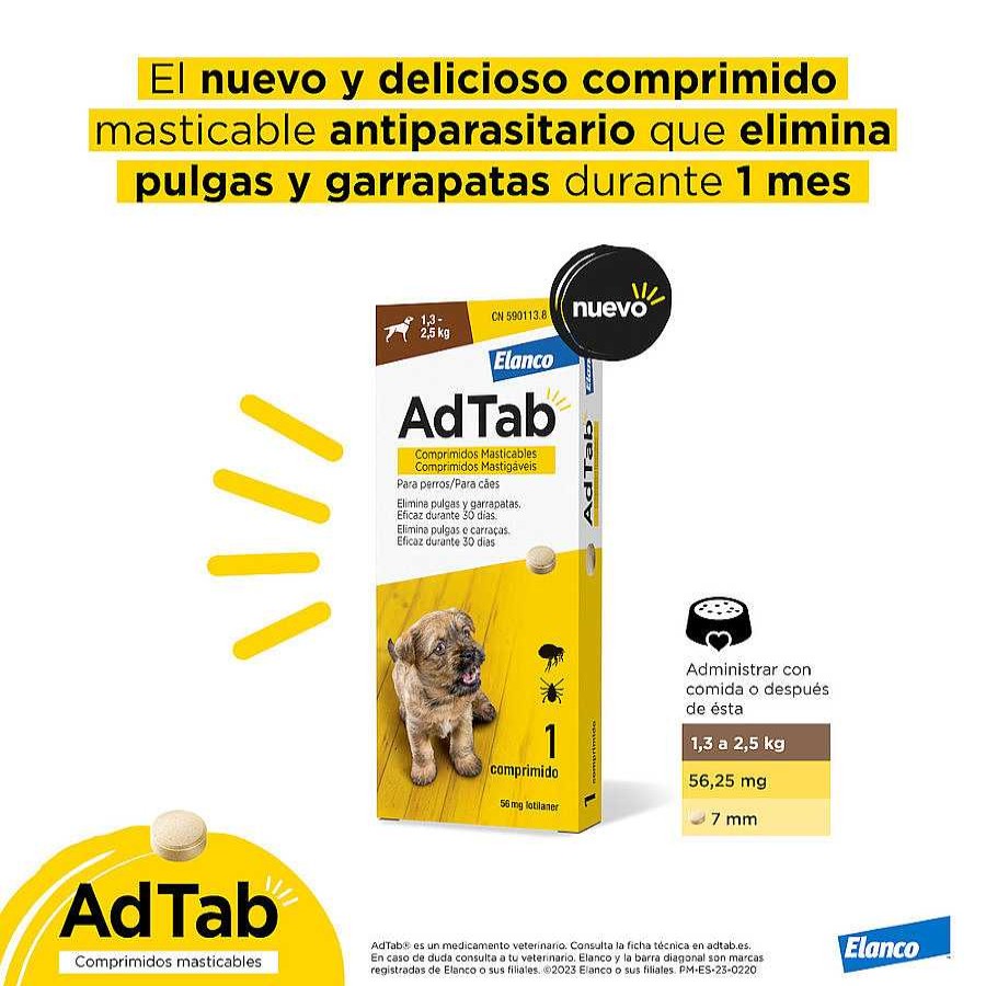 Perros AdTab Antiparasitarios | Adtab Comprimido Antiparasitario Para Perros