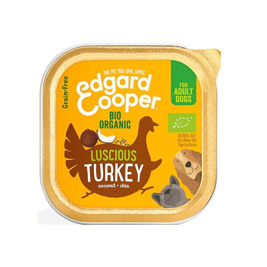 Perros Edgard & Cooper Comida H Meda | Edgard & Cooper Adult Bio Pavo Tarrina Para Perros