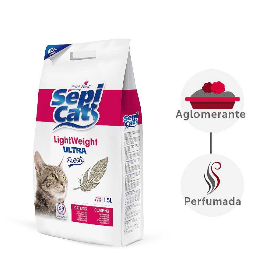 Gatos Sepicat | Sepicat Lightweight Ultra Fresh Arena Aglomerante Ligera