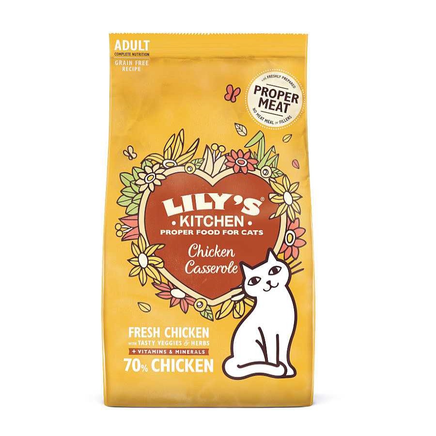 Gatos Lily's Kitchen Pienso Seco | Lily'S Kitchen Grain Free Pollo Pienso Para Gatos