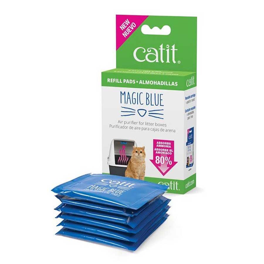 Gatos Catit | Catit Magic Blue Almohadillas Antiolores Para Areneros