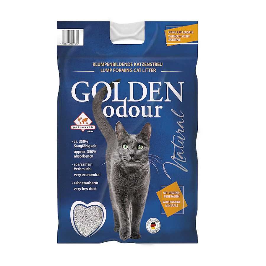 Gatos Golden Grey | Golden Odour Arena Aglomerante Absorbe Olores Para Gatos