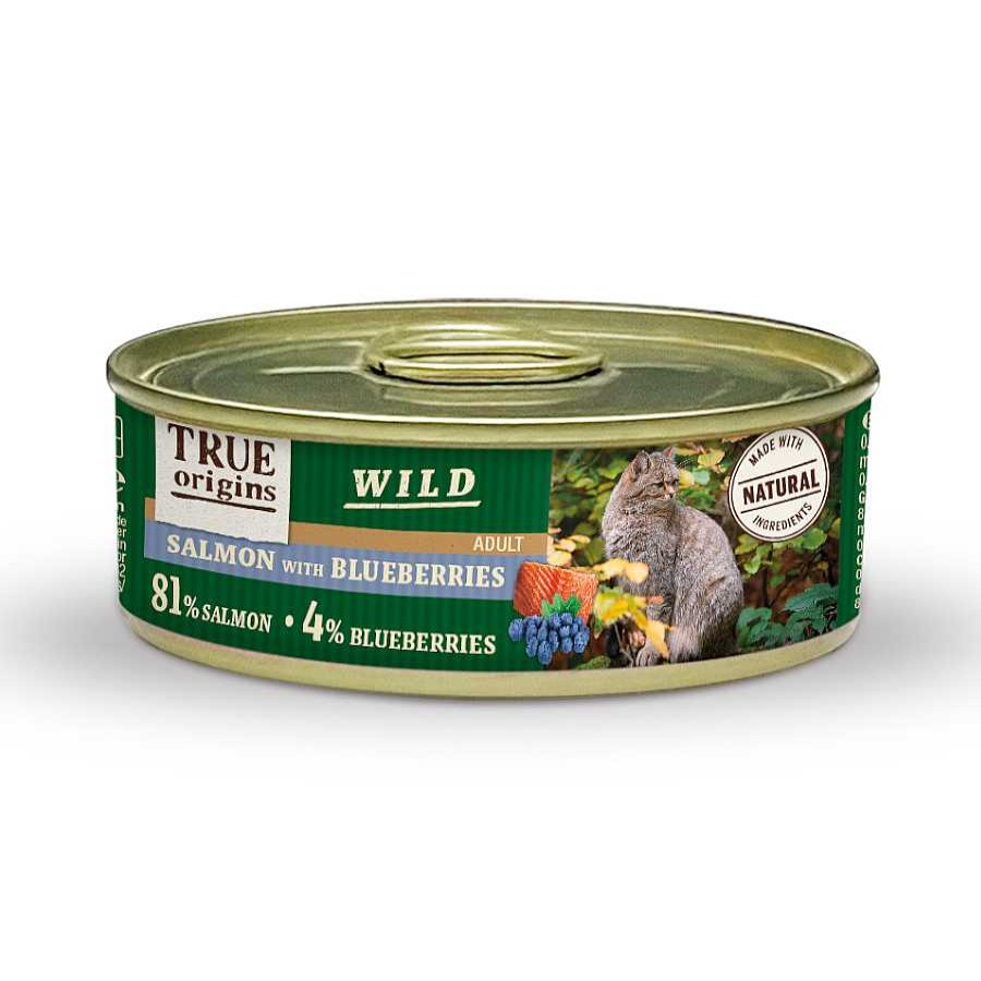 Gatos True Origins Comida H Meda | True Origins Wild Adult Salm N Y Ar Ndanos Lata Para Gatos