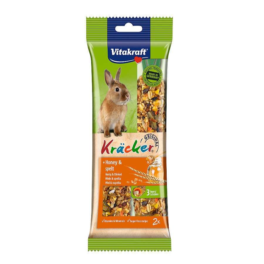 Conejos Y Roedores Vitakraft Snacks | Vitakraft Kr Cker Barritas De Miel Para Conejos