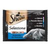 Gatos Sheba Comida H Meda | Sheba Selezione Pescados Salsa En Bolsita Para Gatos - Multipack