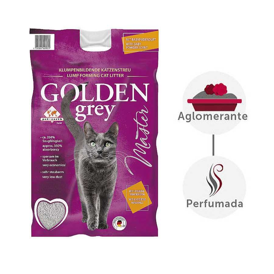 Gatos Golden Grey | Golden Grey Master Arena Aglomerante Para Gatos