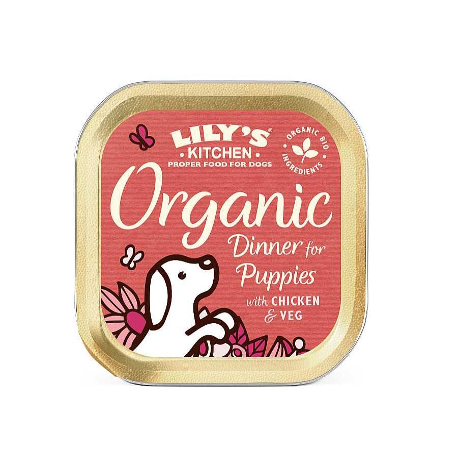 Perros Lily's Kitchen Comida H Meda | Lily'S Kitchen Puppy Organic Pollo Tarrina