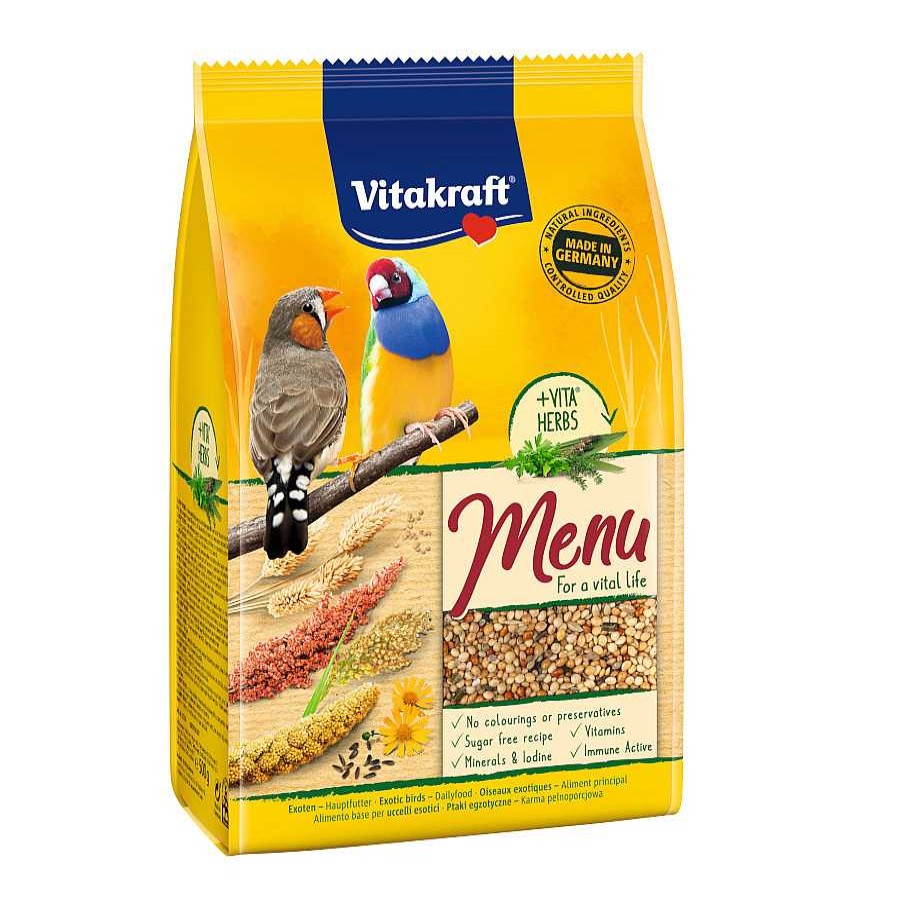 P Jaros Vitakraft Comida Para P Jaros | Vitakraft Men Comida Para Aves Ex Ticas Gran Voras