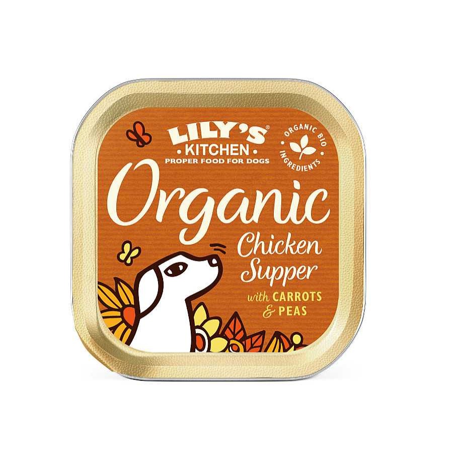 Perros Lily's Kitchen Comida H Meda | Lily'S Kitchen Organic Pollo Tarrina Para Perros