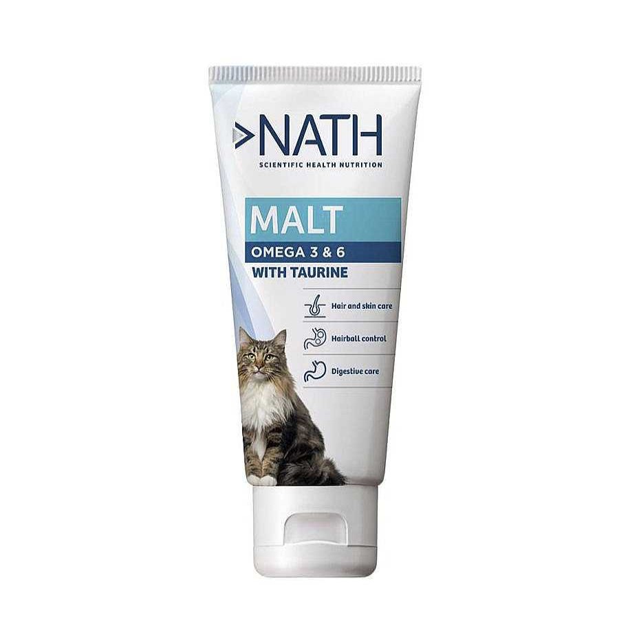 Gatos Nath Snacks | Nath Malta Con Omega 3 Y 6 Para Gatos