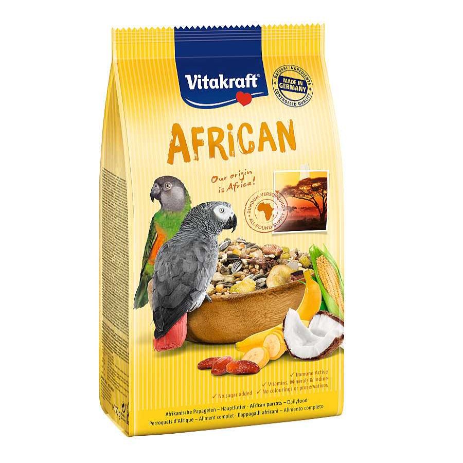 P Jaros Vitakraft Comida Para P Jaros | Vitakraft Men African Comida Para Loros Grises