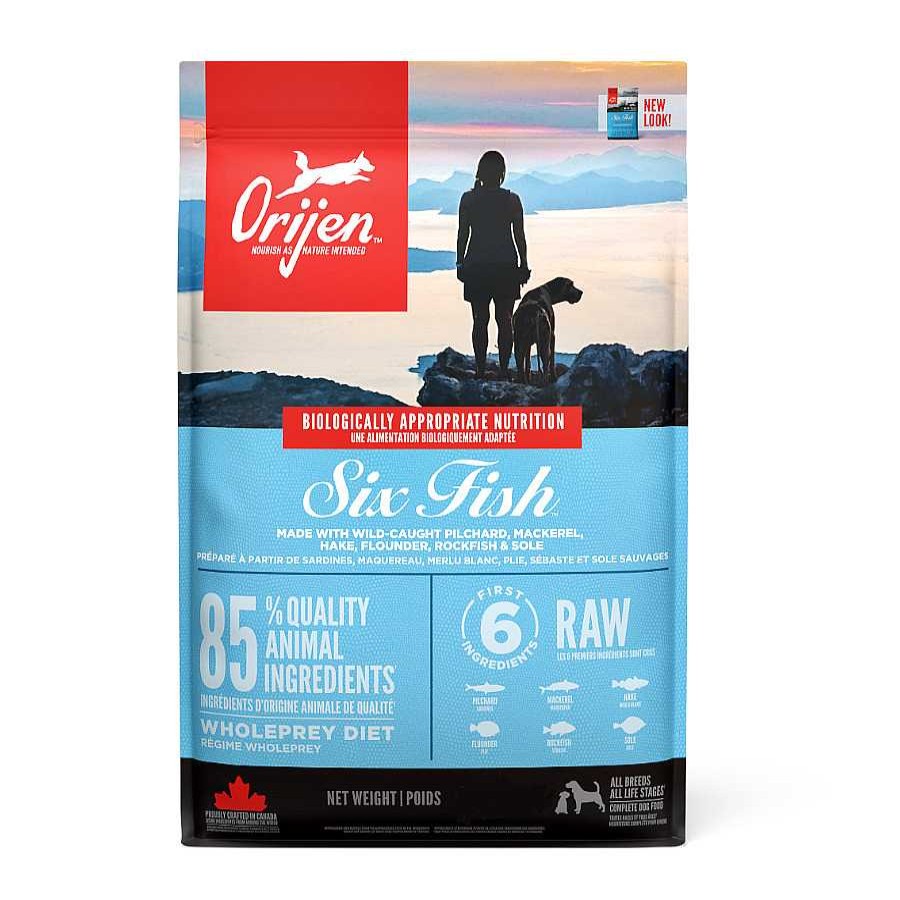 Perros Orijen Pienso Seco | Orijen Six Fish Adult Pienso Para Perros