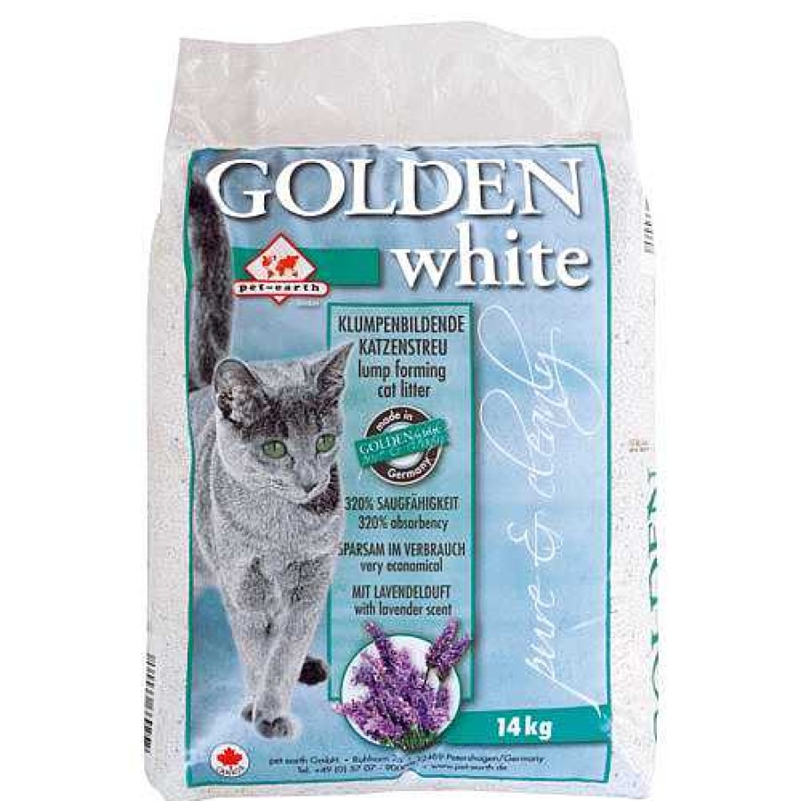 Gatos Golden Grey | Golden White Arena Aglomerante Lavanda Para Gatos