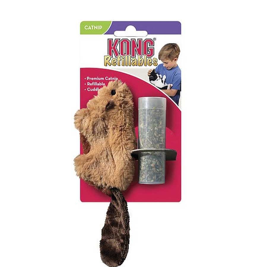 Gatos Kong Juguetes | Kong Cat Refillable Beaver