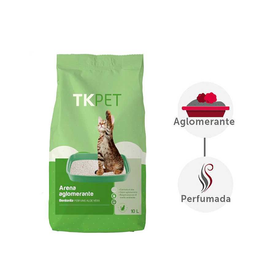 Gatos TK-Pet | Tk-Pet Arena Aglomerante Bentonita Y Aloe Vera Para Gatos