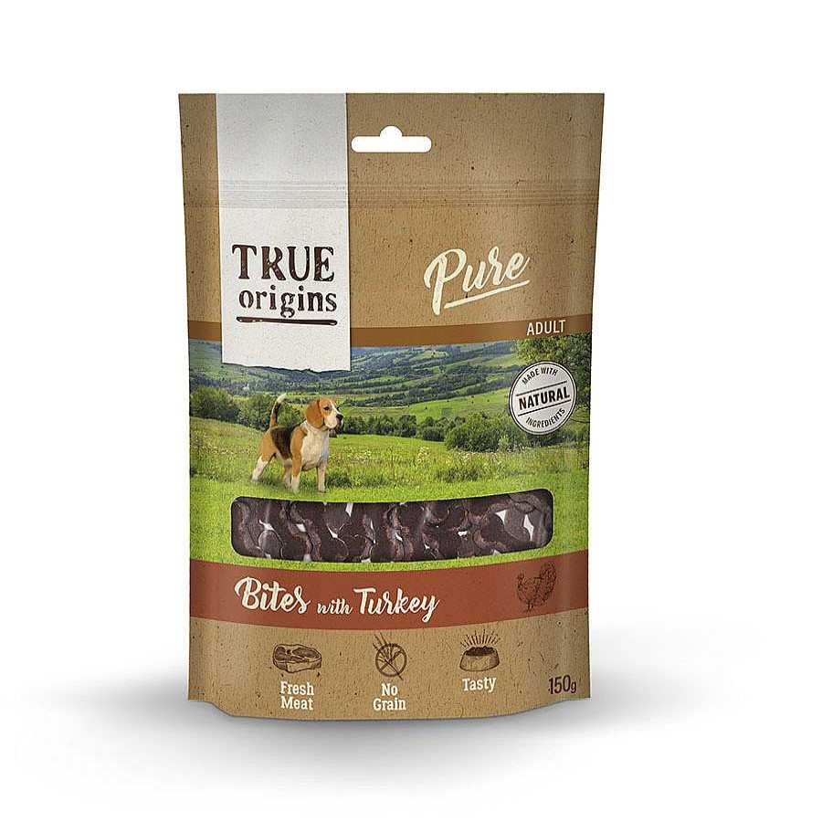 Perros True Origins Snacks Y Chuches | True Origins Pure Adult Pavo Bocaditos Para Perros