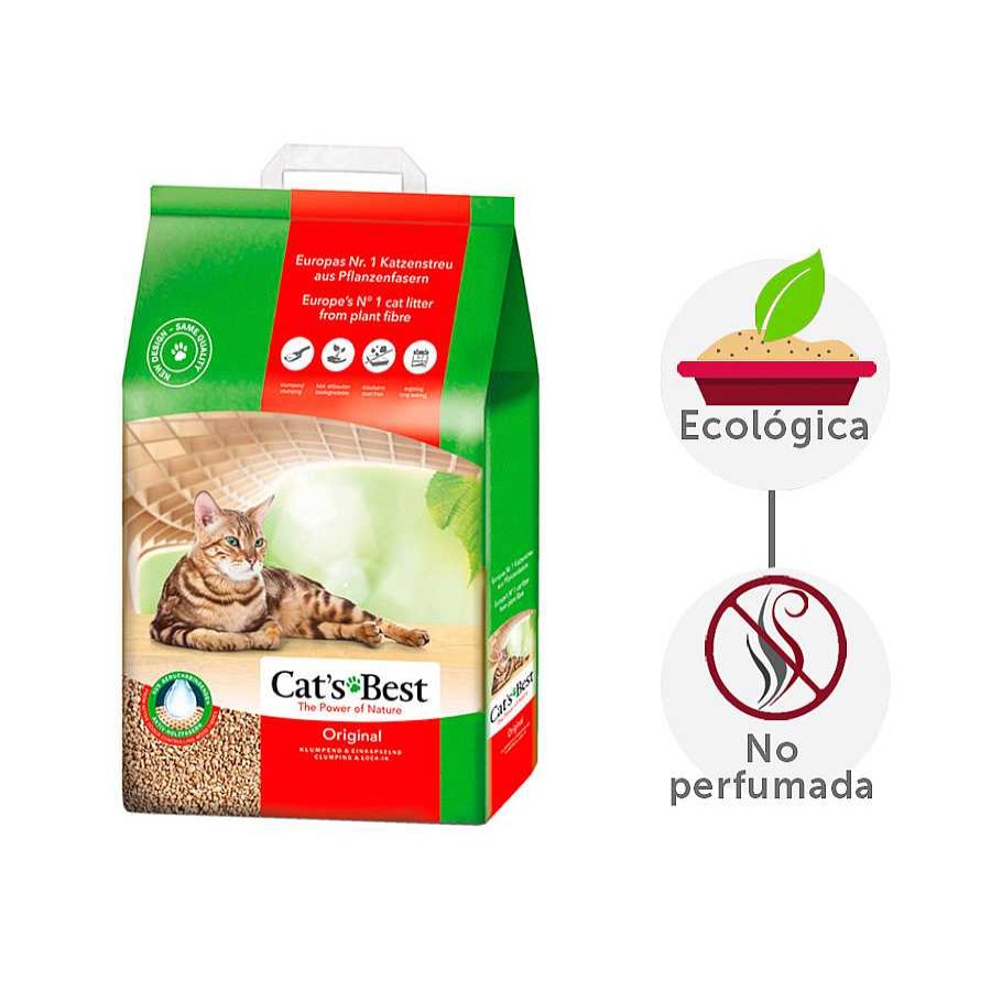 Gatos JRS | Cat'S Best Original Lecho Vegetal Para Gatos