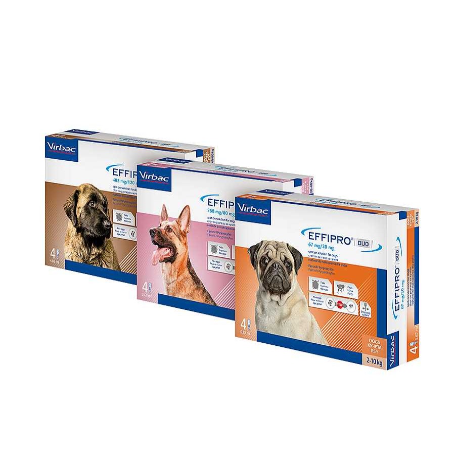 Perros Virbac Antiparasitarios | Effipro Duo Pipetas Antipar Sitos Para Perros