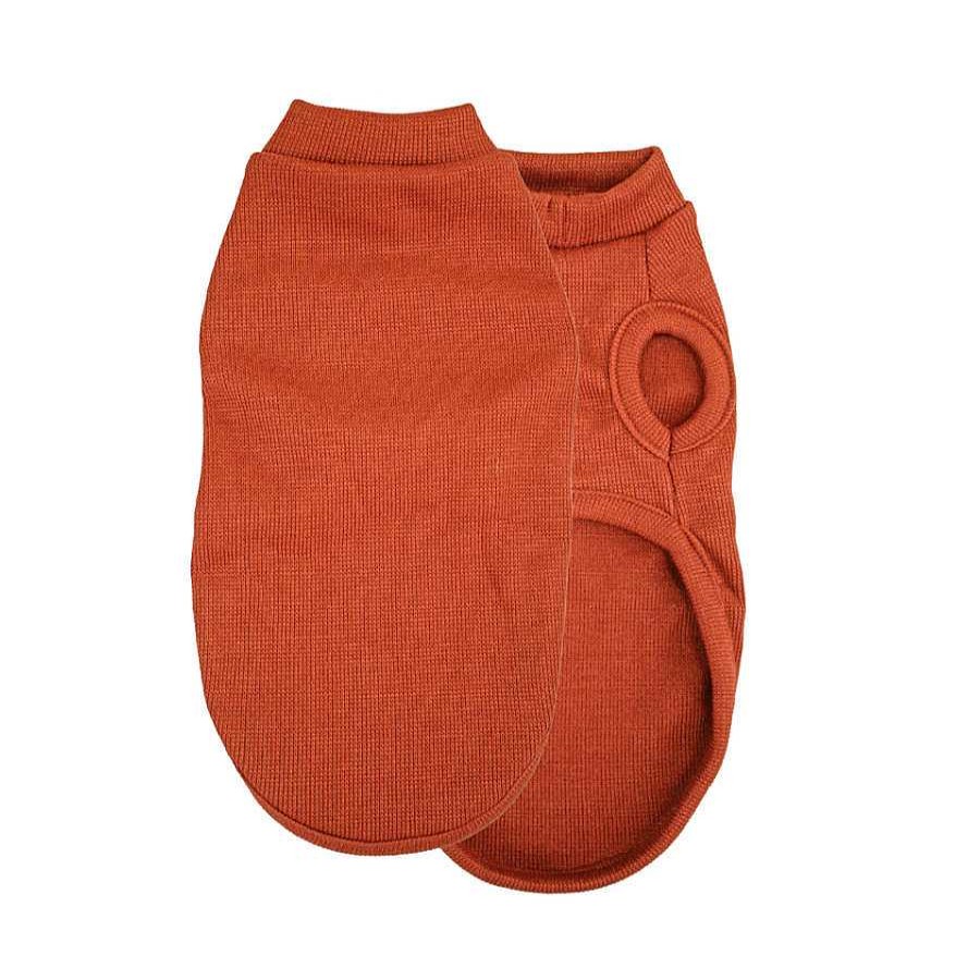 Perros Outech Ropa | Outech Jersey De Punto Liso Rojo Para Perros