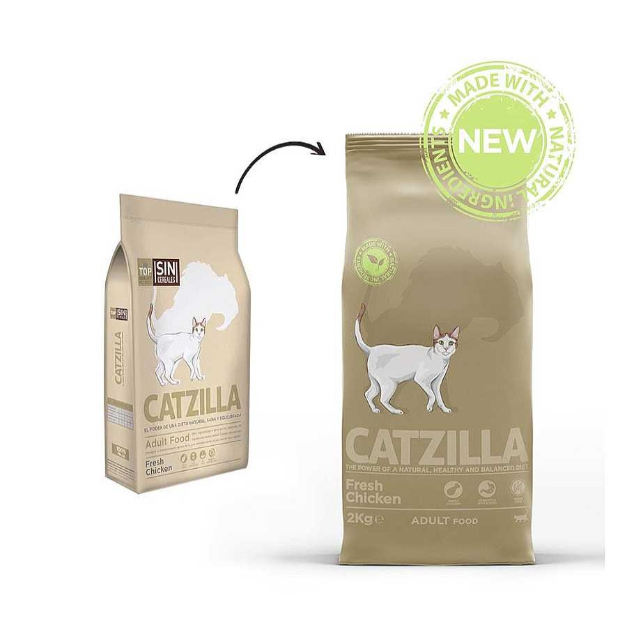 Gatos Catzilla Pienso Seco | Catzilla Grain Free Fresh Pollo Pienso Para Gatos